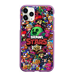 Чехол iPhone 11 Pro матовый BRAWL STARS SPIKE