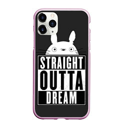 Чехол iPhone 11 Pro матовый Тоторо Straight outta dream