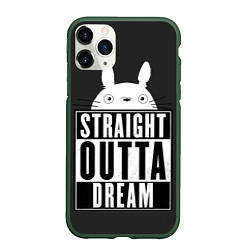 Чехол iPhone 11 Pro матовый Тоторо Straight outta dream