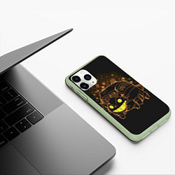 Чехол iPhone 11 Pro матовый My Neighbor Totoro, цвет: 3D-салатовый — фото 2
