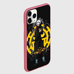 Чехол iPhone 11 Pro матовый One Piece, цвет: 3D-малиновый — фото 2