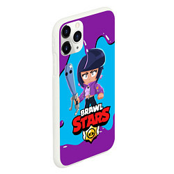 Чехол iPhone 11 Pro матовый BRAWL STARS BIBI, цвет: 3D-белый — фото 2