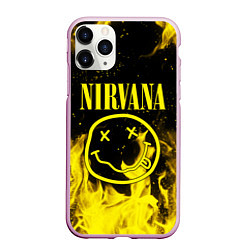 Чехол iPhone 11 Pro матовый NIRVANA, цвет: 3D-розовый