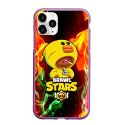 Чехол iPhone 11 Pro матовый Brawl Stars SALLY LEON