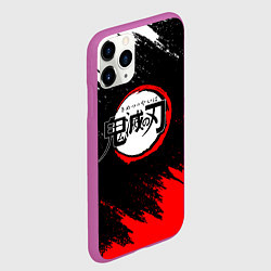 Чехол iPhone 11 Pro матовый KIMETSU NO YAIBA, цвет: 3D-фиолетовый — фото 2