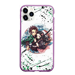 Чехол iPhone 11 Pro матовый KIMETSU NO YAIBA