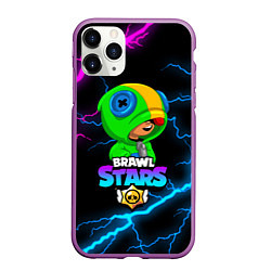 Чехол iPhone 11 Pro матовый BRAWL STARS LEON