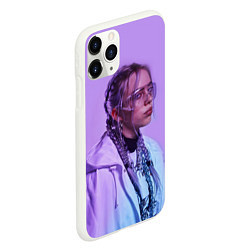 Чехол iPhone 11 Pro матовый BILLIE EILISH, цвет: 3D-белый — фото 2