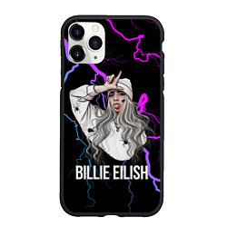 Чехол iPhone 11 Pro матовый BILLIE EILISH, цвет: 3D-черный