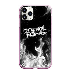 Чехол iPhone 11 Pro матовый My Chemical Romance, цвет: 3D-розовый