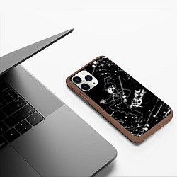 Чехол iPhone 11 Pro матовый My Chemical Romance, цвет: 3D-коричневый — фото 2