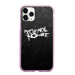 Чехол iPhone 11 Pro матовый My Chemical Romance, цвет: 3D-розовый