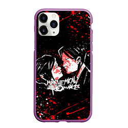 Чехол iPhone 11 Pro матовый My Chemical Romance, цвет: 3D-фиолетовый