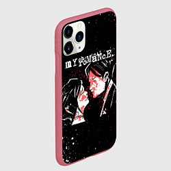 Чехол iPhone 11 Pro матовый My Chemical Romance, цвет: 3D-малиновый — фото 2