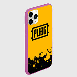 Чехол iPhone 11 Pro матовый PUBG, цвет: 3D-фиолетовый — фото 2