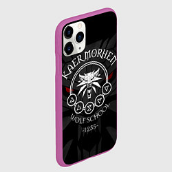 Чехол iPhone 11 Pro матовый ВЕДЬМАК, цвет: 3D-фиолетовый — фото 2