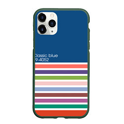 Чехол iPhone 11 Pro матовый Pantone цвет года с 2012 по 2020 гг
