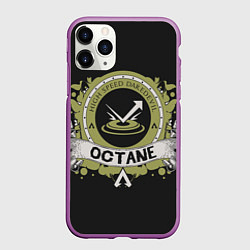 Чехол iPhone 11 Pro матовый Apex Legends Octane, цвет: 3D-фиолетовый