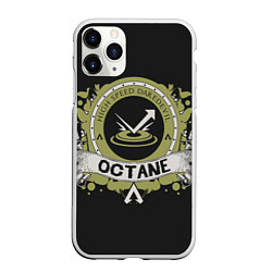 Чехол iPhone 11 Pro матовый Apex Legends Octane, цвет: 3D-белый