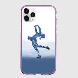 Чехол iPhone 11 Pro матовый Фигурное катание