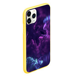 Чехол iPhone 11 Pro матовый Магия, цвет: 3D-желтый — фото 2