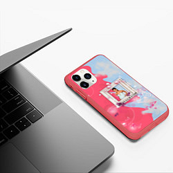 Чехол iPhone 11 Pro матовый ARIANA GRANDE, цвет: 3D-красный — фото 2