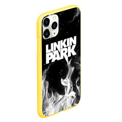 Чехол iPhone 11 Pro матовый LINKIN PARK, цвет: 3D-желтый — фото 2