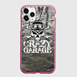 Чехол iPhone 11 Pro матовый Crazy garage