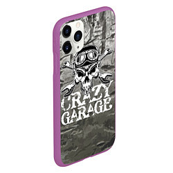 Чехол iPhone 11 Pro матовый Crazy garage, цвет: 3D-фиолетовый — фото 2