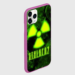 Чехол iPhone 11 Pro матовый STALKER 2, цвет: 3D-фиолетовый — фото 2