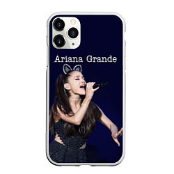 Чехол iPhone 11 Pro матовый Ariana Grande Ариана Гранде, цвет: 3D-белый