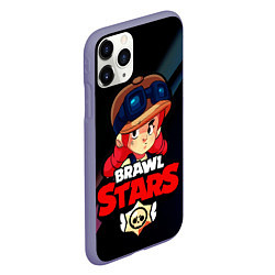 Чехол iPhone 11 Pro матовый Brawl Stars - Jessie, цвет: 3D-серый — фото 2