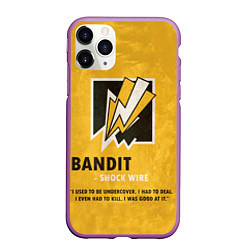 Чехол iPhone 11 Pro матовый Bandit R6s, цвет: 3D-фиолетовый