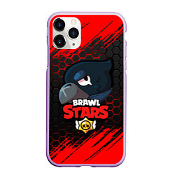 Чехол iPhone 11 Pro матовый BRAWL STARS CROW