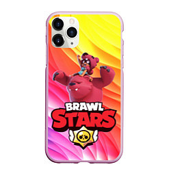 Чехол iPhone 11 Pro матовый Brawl Stars - Nita, цвет: 3D-розовый