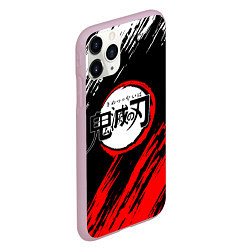 Чехол iPhone 11 Pro матовый KIMETSU NO YAIBA, цвет: 3D-розовый — фото 2