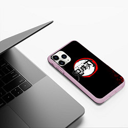 Чехол iPhone 11 Pro матовый KIMETSU NO YAIBA, цвет: 3D-розовый — фото 2