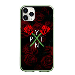 Чехол iPhone 11 Pro матовый Payton Moormeie, цвет: 3D-салатовый