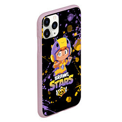 Чехол iPhone 11 Pro матовый BRAWL STARS BEA, цвет: 3D-розовый — фото 2