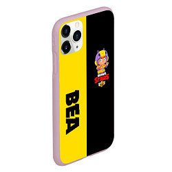 Чехол iPhone 11 Pro матовый BRAWL STARS BEA, цвет: 3D-розовый — фото 2