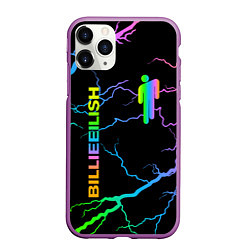 Чехол iPhone 11 Pro матовый BILLIE EILISH, цвет: 3D-фиолетовый