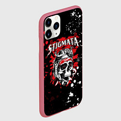 Чехол iPhone 11 Pro матовый Stigmata, цвет: 3D-малиновый — фото 2