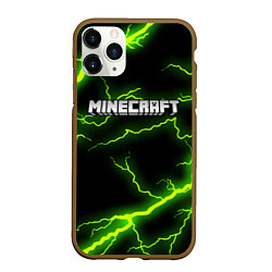 Чехол iPhone 11 Pro матовый MINECRAFT STORM