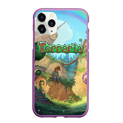 Чехол iPhone 11 Pro матовый Terraria