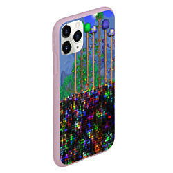 Чехол iPhone 11 Pro матовый TERRARIA, цвет: 3D-розовый — фото 2