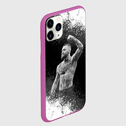 Чехол iPhone 11 Pro матовый Conor McGregor, цвет: 3D-фиолетовый — фото 2