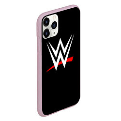 Чехол iPhone 11 Pro матовый WWE, цвет: 3D-розовый — фото 2