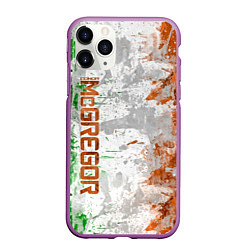 Чехол iPhone 11 Pro матовый Конор МакГрегор, цвет: 3D-фиолетовый