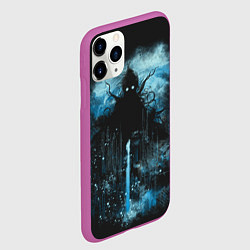 Чехол iPhone 11 Pro матовый Ктулху, цвет: 3D-фиолетовый — фото 2