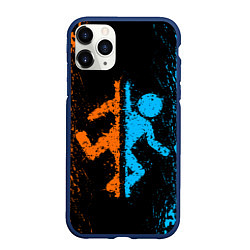 Чехол iPhone 11 Pro матовый PORTAL, цвет: 3D-тёмно-синий